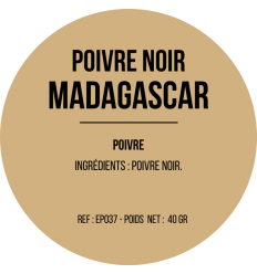 Poivre noir Madagascar x 12