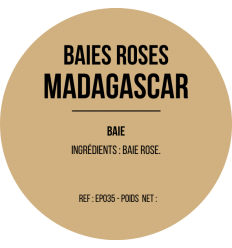 Baies roses Madagascar x 12