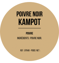Poivre noir Kampot x 12