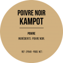 Poivre noir Kampot x 12