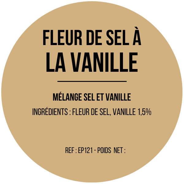 Fleur de sel à la vanille x 12