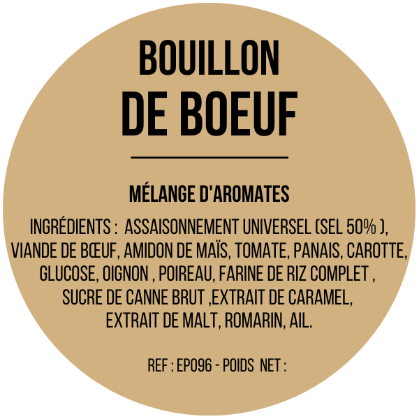 Bouillon de boeuf x 12