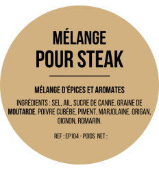 Mélange pour steak x 12