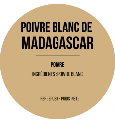 Poivre blanc Madagascar x 12