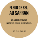 Fleur de sel au Safran x 12
