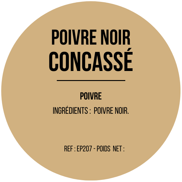 Poivre noir concassé x 12