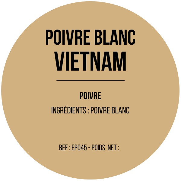 Poivre blanc Phu Phoc Vietnam x 12