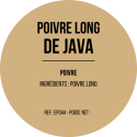 Poivre long de Java x 12
