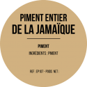 Piment de la Jamaïque entier x 12