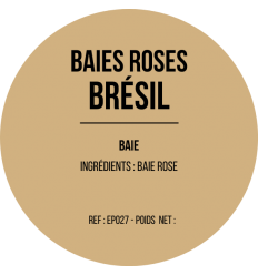Baies roses du Brésil x 12