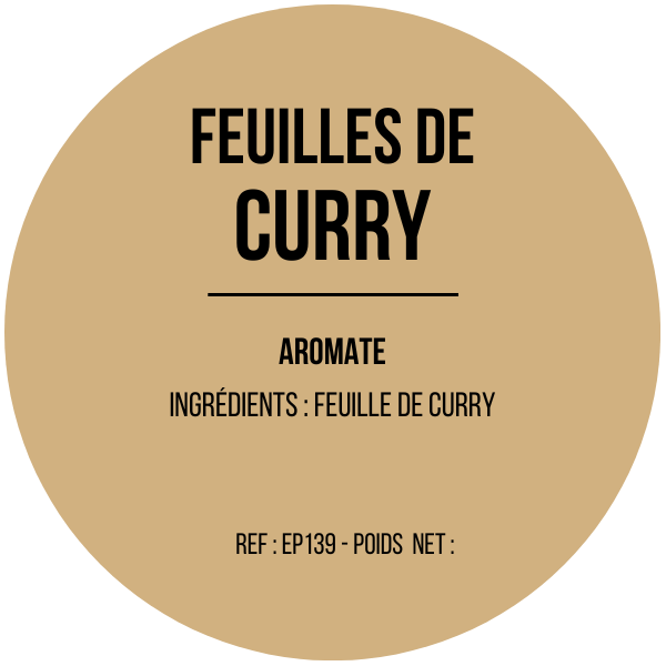 Feuilles de curry x 12