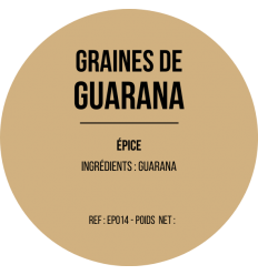 Graines de guarana hachées x 12