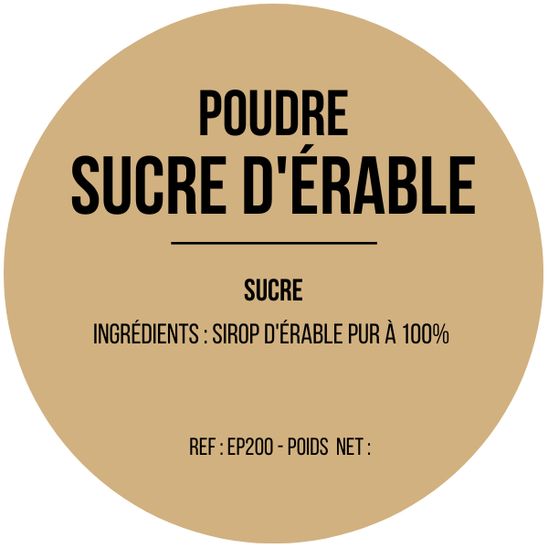 Sucre d'érable en poudre x 12