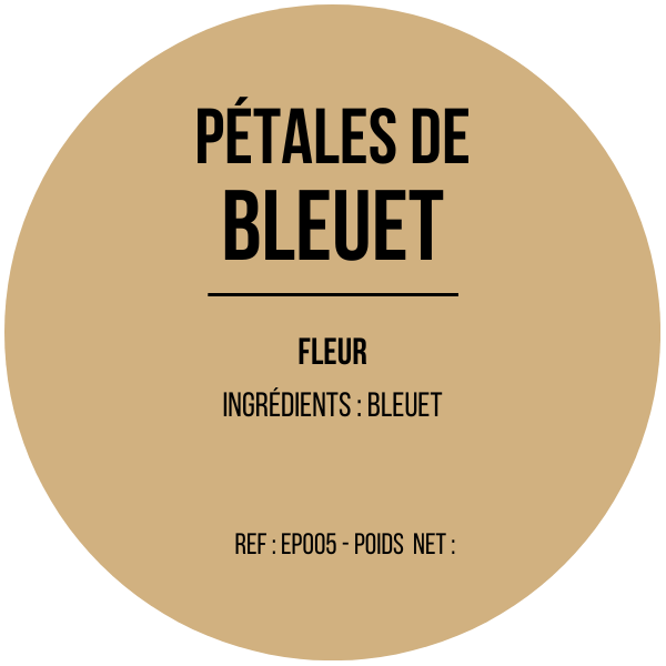 Pétales de bleuet x 12