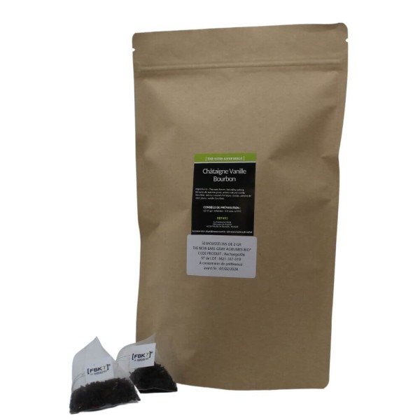 Recharge Bistrot - Thé noir Châtaigne Vanille Bourbon