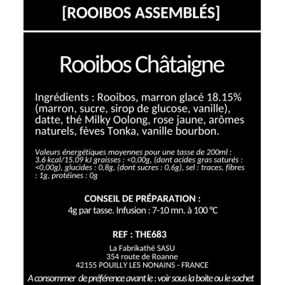 Rooibos Châtaigne x20