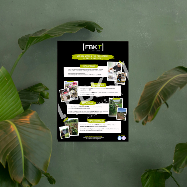 Présentation FBKT - Affiche A3 plastifiée