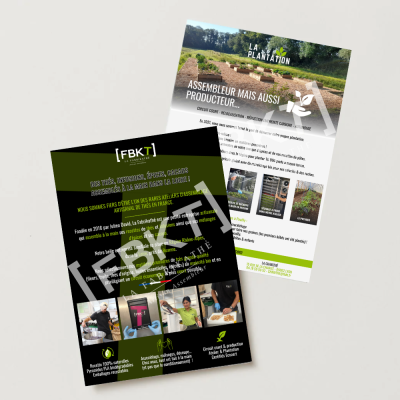 Présentation FBKT - Flyers A5 Présentation FBKT - Flyers A5