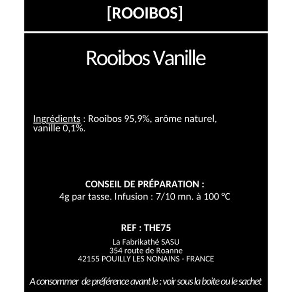 Rooibos vanille x20