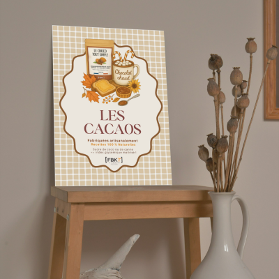 Cacaos Automne – Affiche plastifiée (A3 ou A4)
