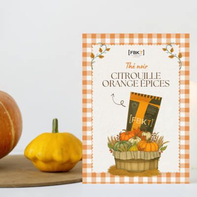 Citrouille Orange Épices 🍂 – Affiche plastifiée (A3 ou A4)