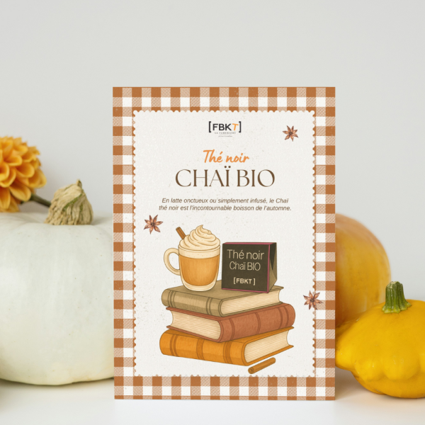 Chaï latte 🍂 – Affiche plastifiée (A3 ou A4)