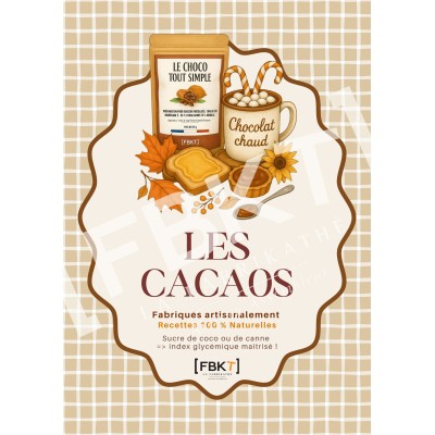 Cacaos Automne🍂 – Affiche plastifiée (A3 ou A4)