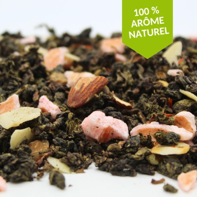 Thé Oolong aux pralines roses Thé Oolong aux pralines roses