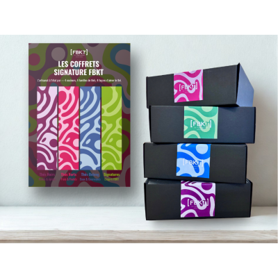La Collection Signature FBKT – 4 Coffrets Signatures + 1 affiche A3 offerte