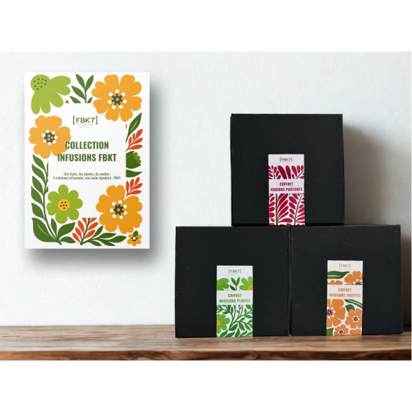 La Collection Infusions FBKT – 3 Coffrets sans théine + 1 affiche A3 OFFERTE