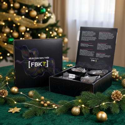 Coffret de thés en sachets, thés en pyramides