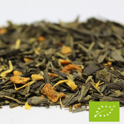 Thé vert Pêche BIO*