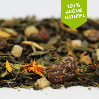 Thé vert Abricot Goyave Fruits de la Passion