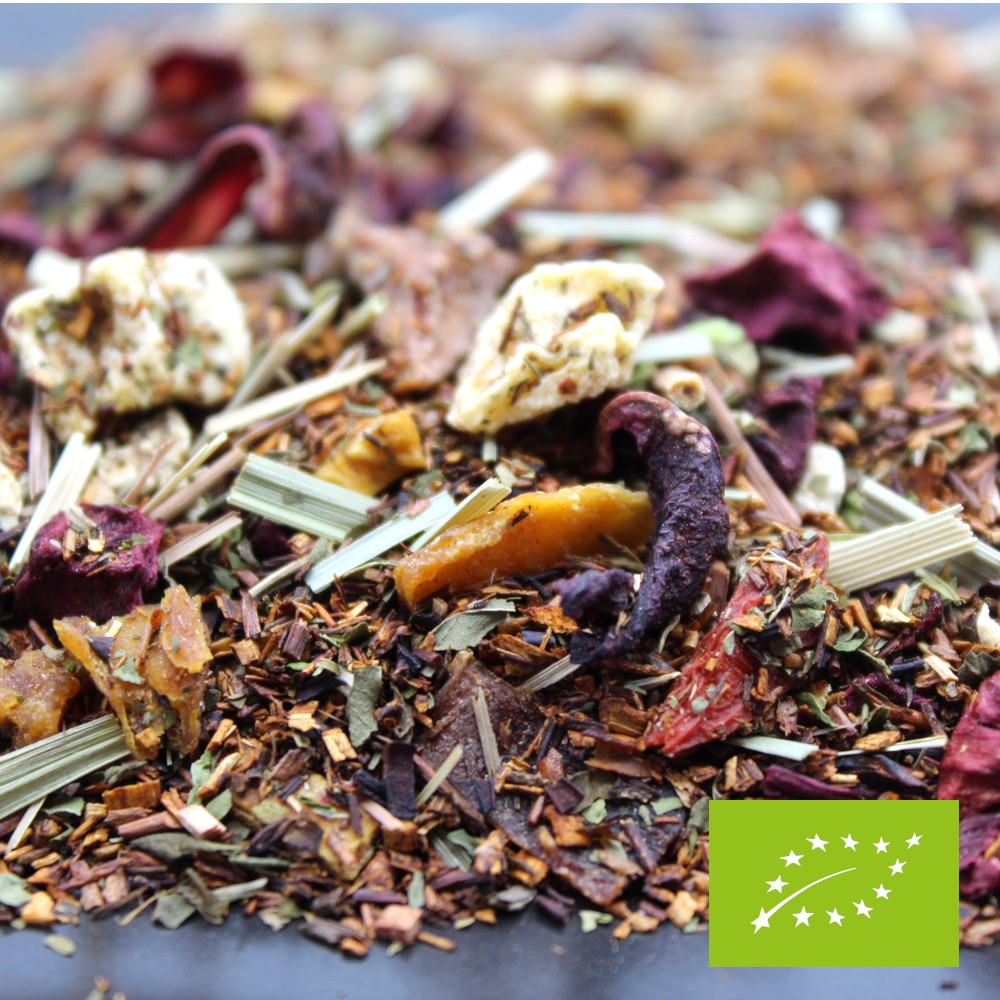 Rooibos gourmand vanille amande en vrac, Rooibos sans théine