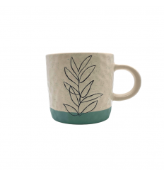 Mug "Lina" motif feuilles